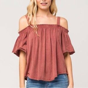 Free People Darling Off The Shoulder Top